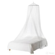 foxnovo toddler bed crib 🦟 canopy mosquito netting: effective white mosquito net logo