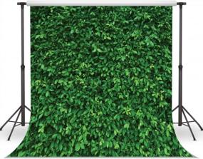 img 3 attached to 8X8FT Green Leaves Photography Backdrop - Perfect For Birthday Parties & Photo Booths!