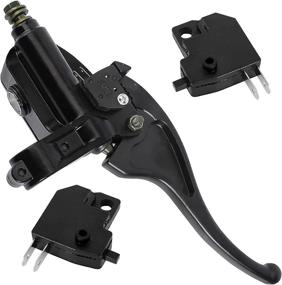 img 1 attached to 🔧 QAZAKY Left Front Brake Master Cylinder Lever for Polaris Big Boss, Hawkeye, Magnum, Scrambler, Sport, Sportsman, Trail Blazer, Worker, Xpedition, Xplorer 250-850, X2