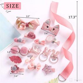 img 1 attached to 🎀 36 Baby Girls Hair Accessories Set