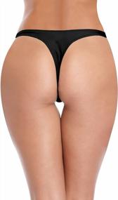 img 3 attached to High Cut Cheeky Brazilian Thong Bikini Bottom By SHEKINI For Women - V Shaped Swimsuit Bottom