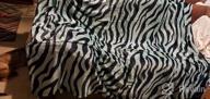 img 1 attached to NANPIPER Bed Blankets Super Soft Fuzzy Flannel Blanket Lightweight Fleece Microfiber Zebra Print Throw Size 65"X80 review by Chris Beals