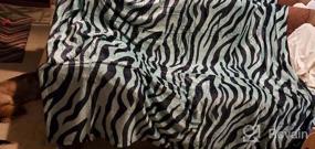 img 7 attached to NANPIPER Bed Blankets Super Soft Fuzzy Flannel Blanket Lightweight Fleece Microfiber Zebra Print Throw Size 65"X80