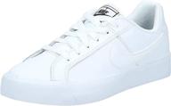 nike women's white black sneakers: stylish athletic shoes for regular women logo