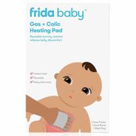 frida baby's gas and colic heating pad for natural belly relief - instant tummy warmer to soothe discomfort and relax bellies, ideal for colic relief логотип