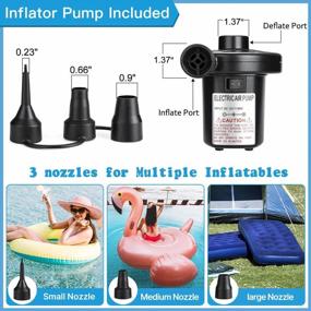img 1 attached to 10Ft X 30In Quick Set Inflatable Above Ground Swimming Pool W/ Water Filter Pump & Air Pump - Ready To Enjoy!