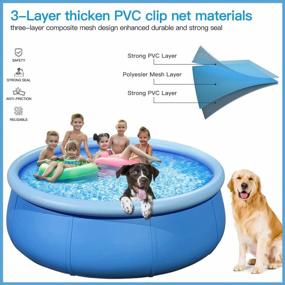 img 2 attached to 10Ft X 30In Quick Set Inflatable Above Ground Swimming Pool W/ Water Filter Pump & Air Pump - Ready To Enjoy!