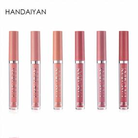 img 1 attached to Set Of 6 Matte Liquid Lipsticks - Long-Lasting, Waterproof, And Non-Stick Cup Formula With High Pigmentation For Women - Velvet Lipgloss Kit Matte Lipstick Lip Stain Makeup Gift Set (B)