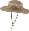 connectyle outdoor mesh sun hat wide brim uv sun protection hat fishing hiking hat logo