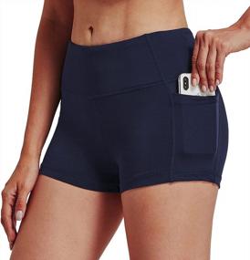 img 4 attached to Premium Women'S High Waist Biker Shorts With Pockets - Perfect For Yoga, Running And More!