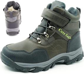 img 3 attached to Little Hiking Waterproof Weather Outdoor Boys' Shoes : Outdoor