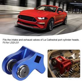 img 2 attached to 🔧 LS Valve Spring Compressor Installation Tool with Screws - Car Modification Valve Spring Compressor for LS1 LS2 (Blue)