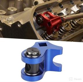img 1 attached to 🔧 LS Valve Spring Compressor Installation Tool with Screws - Car Modification Valve Spring Compressor for LS1 LS2 (Blue)