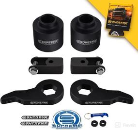 img 4 attached to 🔧 Supreme Suspensions - Full Lift Kit for 2000-2006 Suburban, Tahoe, and GMC Yukon 1500: Adjustable 1-3" Front Lift Torsion Keys, 3" Rear Lift Spring Spacers, Shock Extenders for 4WD - Includes Can Cooler