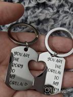 img 1 attached to 👩 Mother Daughter Keychain Set - Perfect Gift for Best Friends, Sisters. You Are the Lorelai To My Rory - Ideal Mother Daughter Gift review by Jonah Riggle