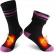 footplus winter unisex thick insulated heated socks for cold weather - warm thermal socks logo