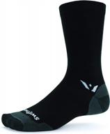🚴 enhanced swiftwick pursuit ultralight cycling mountain socks: excelling in performance and comfort! logo