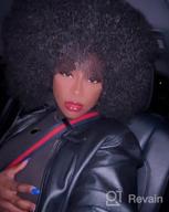 картинка 1 прикреплена к отзыву Kalyss 16" Women'S Short Afro Kinky Curly Brown Wig - Soft, Natural Looking Hair For Black Women | 150% Density от David Cash