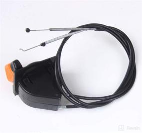 img 2 attached to 🌟 Upgraded BH-Motor Throttle Choke Cable Control Assembly Compatible with JOHN DEERE AM140333 X300 X304 X305R X310 X320 X324 X340 X360 X500 X530 X534