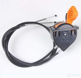 img 1 attached to 🌟 Upgraded BH-Motor Throttle Choke Cable Control Assembly Compatible with JOHN DEERE AM140333 X300 X304 X305R X310 X320 X324 X340 X360 X500 X530 X534