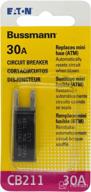 💡 bussmann 30 amp type-i atm mini circuit breaker (bp/cb211-30-rp) - efficient protection for electrical systems logo