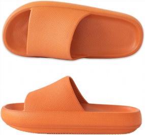 img 2 attached to Quick-Drying FINLEOO Shower Sandal Slippers With Drainage Holes - Perfect For Gym And Bathroom Use