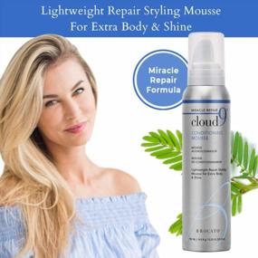 img 3 attached to Brocato Cloud 9 Conditioning Hair Mousse: Enhance & Repair Curly Or Wavy Hair For Extra Body & Shine - Anti Frizz Defining Mousse For Men Or Women - 5 Oz