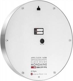 img 1 attached to Mondaine A995.Clock.16SBB SBB Metal Wall Clock