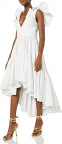img 4 attached to Get The Winning Look From Making The Cut Season 3 Episode 1: Sienna'S Stunning Ruffle High-Low Dress