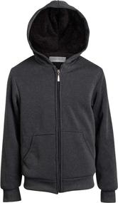 img 3 attached to Coney Island Sherpa Lined Full Zip Sweatshirt Boys' Clothing ~ Fashion Hoodies & Sweatshirts