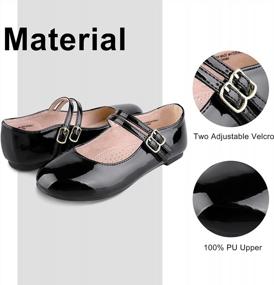 img 1 attached to Stylish And Comfortable Mary Jane Ballet Flats For Girls - Perfect For School, Weddings And Princess Parties