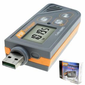 img 4 attached to TEKCOPLUS Digital USB Humidity Temperature Barometric Pressure Data Logger Gauge Monitor Sensor Plug And Play Generate PDF & Excel 6 Languages Hpa InHg ℉ ℃ And RH