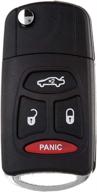 💡 ocpty flip key entry remote shell case replacement for dodge/jeep/chrysler models pt kobdt04a-3 логотип