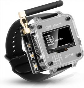 img 4 attached to LOT DSTIKE WiFi Deauther &amp; Bad USB Watch V4: программируемый инструмент для атаки и тестирования с ESP8266 и Atmega32U4 для NodeMCU и Arduino Leonardo, с перезаряжаемой батареей на 1000 мАч