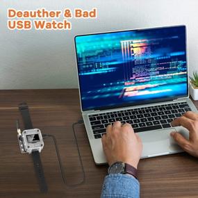 img 3 attached to LOT DSTIKE WiFi Deauther & Bad USB Watch V4: A Programmable Attack And Test Tool With ESP8266 & Atmega32U4 For NodeMCU And Arduino Leonardo, Featuring 1000MAh Rechargeable Battery