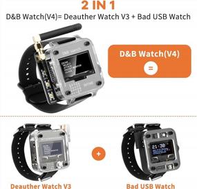 img 2 attached to LOT DSTIKE WiFi Deauther & Bad USB Watch V4: A Programmable Attack And Test Tool With ESP8266 & Atmega32U4 For NodeMCU And Arduino Leonardo, Featuring 1000MAh Rechargeable Battery