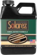 uv cure vinyl ester wood & grain sealer (pint) - cures 3-5 minutes in sunlight! - formulated for oily woods, bare metals - sands wonderfully, eco-friendly, made in usa logo