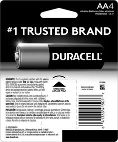 img 3 attached to Durable Duracell CopperTop AA Batteries - Long-Lasting, Versatile Double A Batteries for Home and Office Use - 4-Pack