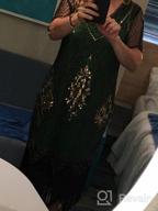 img 1 attached to Women'S Sequin Art Deco 1920S Flapper Dress With Sleeves review by Erica Williams