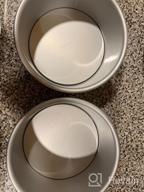 img 1 attached to Beasea Cake Pan 6 Inch Round, Removable Bottom Cake Pan Set Of 2, Nonstick Aluminum Alloy Cheesecake Pan Loose-Bottom Pan Cake Bake Pan For Oven Baking review by Matthew Bahri