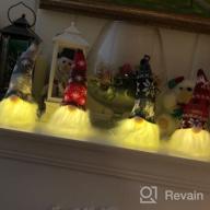 img 1 attached to Set Of 4 Sequined Christmas Gnome Lights - Perfect Nordic Decor For Santa Tomte! review by Jeff Wells