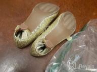 img 1 attached to Thee Bron Toddler Little 👧 Medium Girls' Flats: Stylish and Comfortable Shoes review by Steven Nina