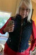 img 1 attached to Women'S Quilted Padding Vest With Lightweight Zip Up Jacket In Regular And Plus Sizes By FASHION BOOMY review by John Clarey