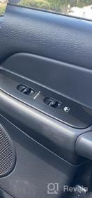 img 5 attached to 2002-2010 Dodge Ram 1500 2500 3500 Passenger Side Door Switch Panel Bezel Trim - BASIKER Window Switch Cover, Black