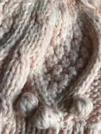 img 1 attached to Warm up with the UNDER ZERO 🧣 UO Girl's Winter Cute Pink Knitted Hat Scarf Set review by Kathy King