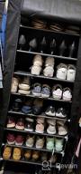 img 1 attached to Keep Your Shoes Organized And Dust-Free With UDEAR'S 9-Tier Shoe Rack In Grey review by Jeremy Kakaruk