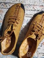 img 1 attached to Leather Loafers Hand Stitching Breathable Numeric_8 Men's Shoes review by Sangmin Barrett