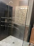 img 1 attached to 12 Inch Ceiling Mount Full Body Shower System With Thermostatic Faucet, Body Jets And LED Rain Shower - Use All Showerheads Simultaneously - Chrome Finish review by Tom Reid