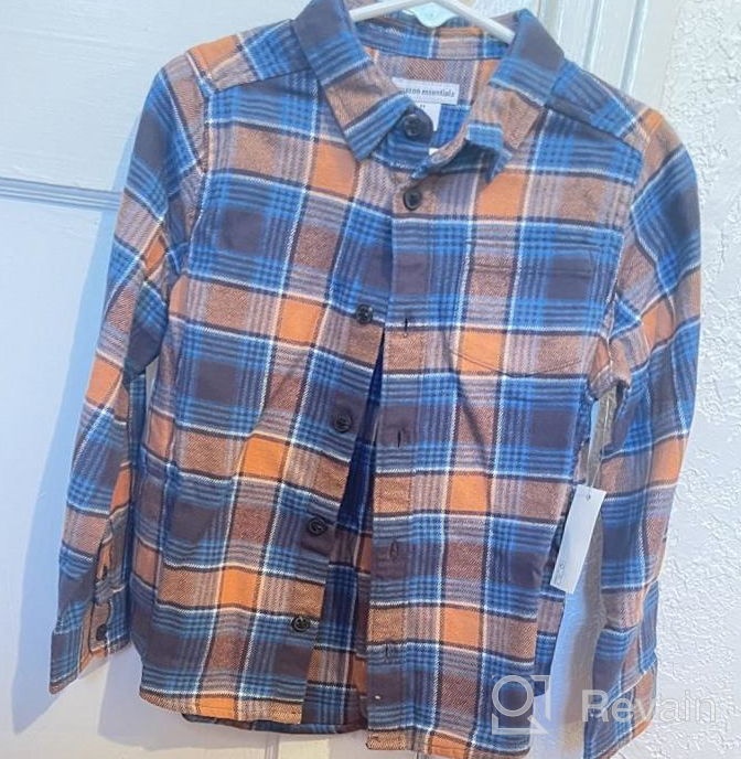 img 1 attached to Adorable and Durable: Boys' Little Flannel Shirt by Amazon Essentials review by Mario Madden