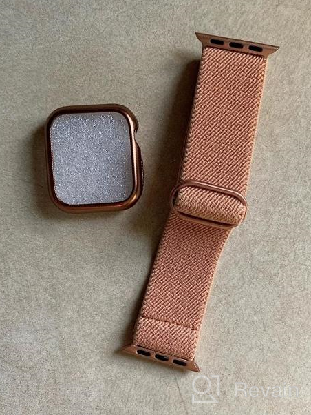 img 1 attached to Compatible Apple Watch Band 38Mm 40Mm 41Mm 42Mm 44Mm 45Mm Stretchy Nylon Solo Loop Bands For Women & Men, Adjustable Elastic Braided Strap For IWatch Series 7 6 5 4 3 2 1 SE With Case By TOYOUTHS review by Ryan Hadden